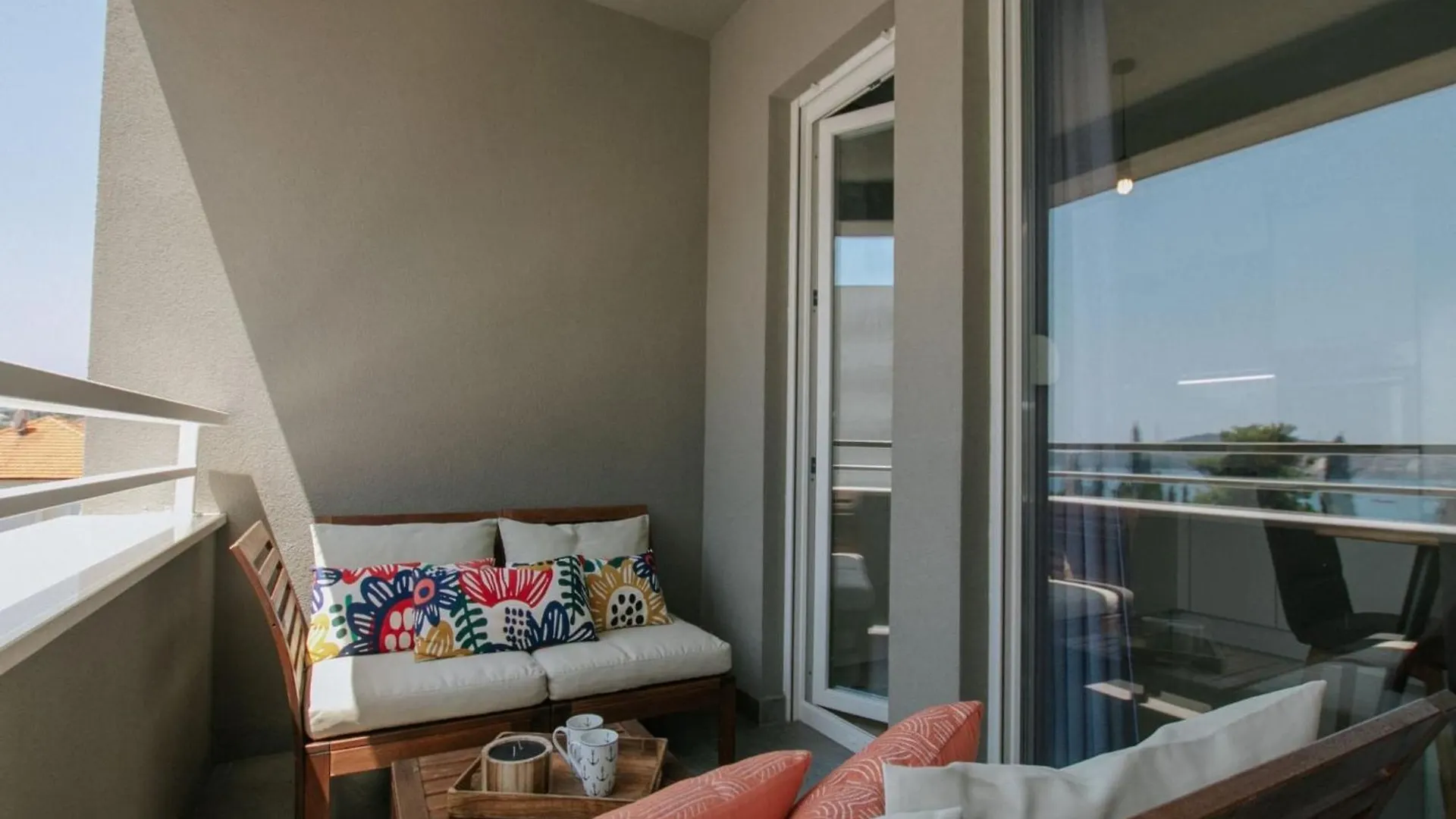Scenic Sea View Apartment Trogir - Two Bedroom Apartment With Balcony And Sea View