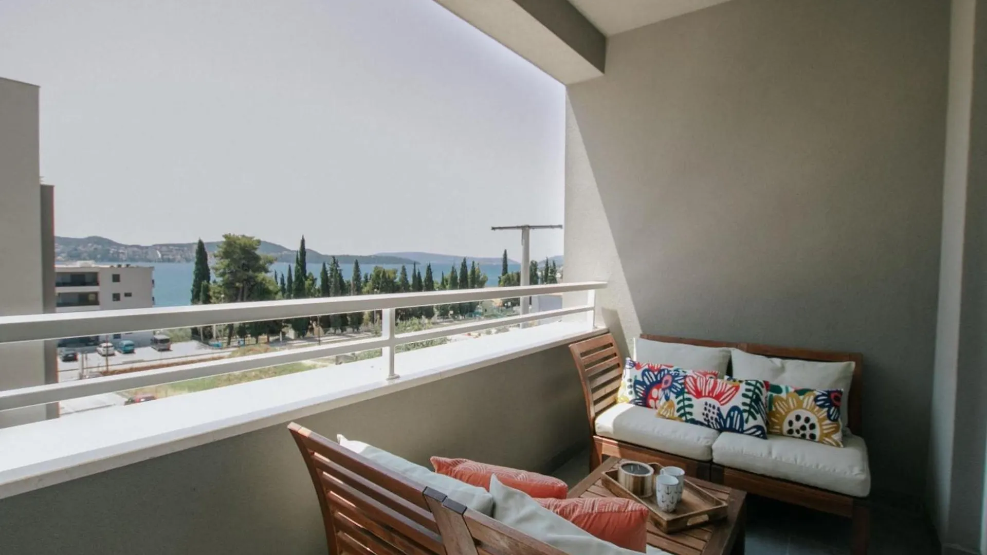 Scenic Sea View Apartment Trogir - Two Bedroom Apartment With Balcony And Sea View